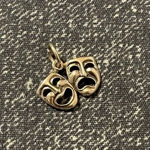 Retired James Avery Drama Theatrical Mask Charm